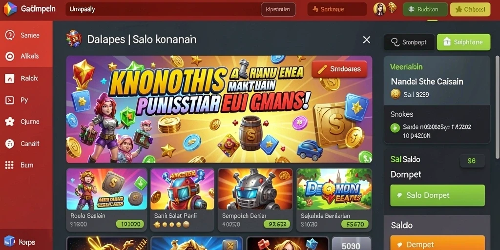 Tampilan awal yang mengesankan dan mudah dinavigasi.