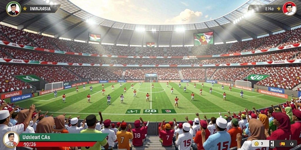 Screenshot menampilkan grafik yang memukau dan interaksi gameplay.