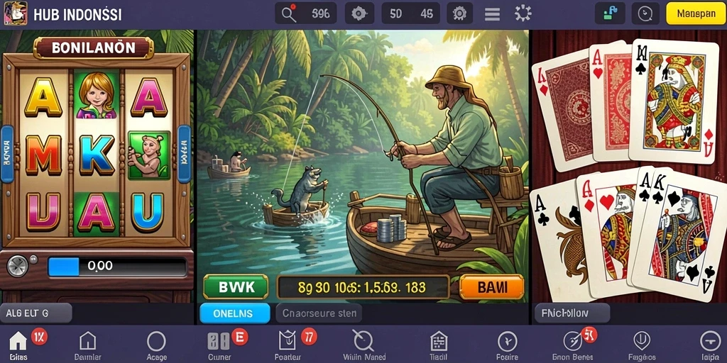 Tampilan antarmuka DINGDONGTOGEL yang user-friendly.