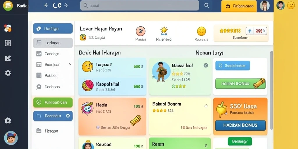 Screenshot menunjukkan aksi mendebarkan dalam permainan.