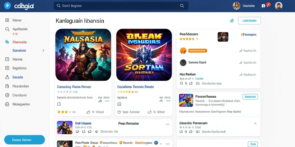 Tampilan awal yang menarik dan intuitif.