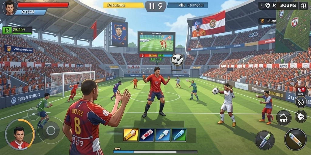 Screenshot menunjukkan tampilan antarmuka yang menarik.