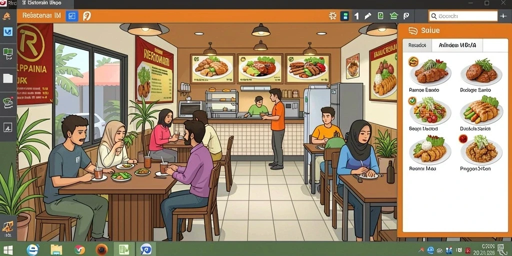 Tampilan antarmuka yang menarik dan mudah digunakan.