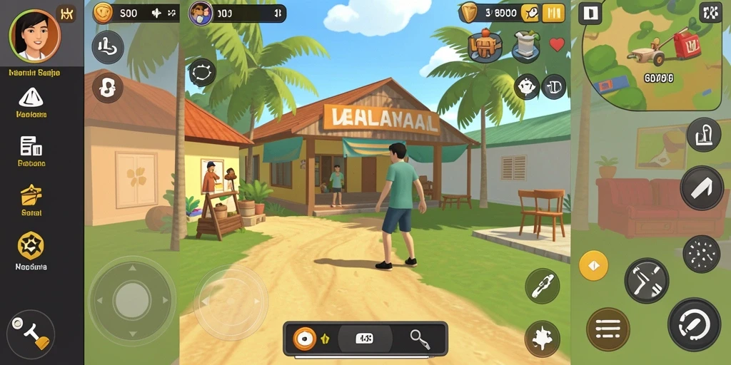 Tampilan awal permainan yang menawan.
