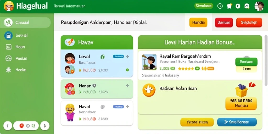 Tampilan antarmuka yang modern dan menarik.