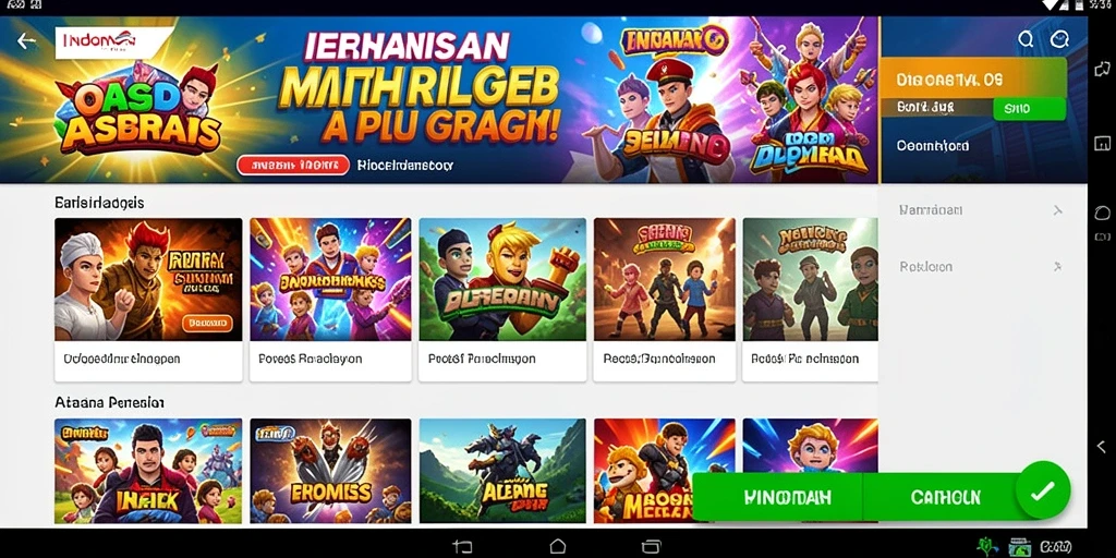 Screenshot menunjukkan karakter utama dalam aksi.
