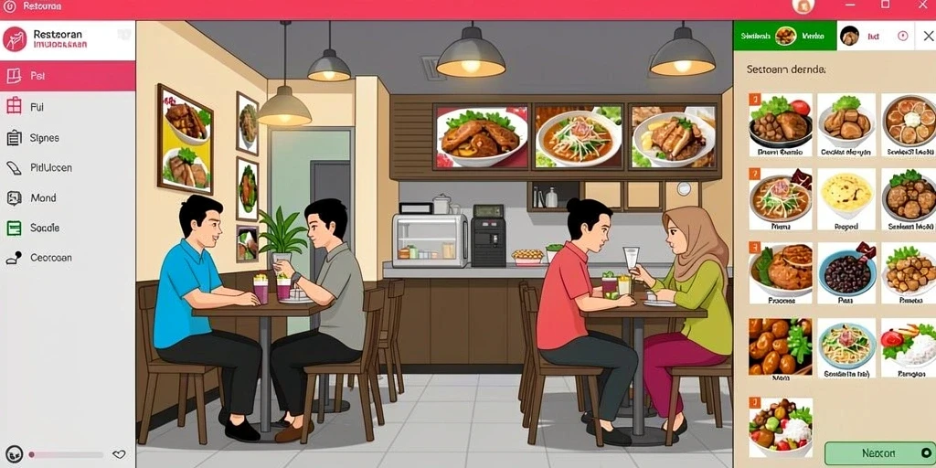 Tampilan antarmuka yang intuitif dan mudah digunakan.
