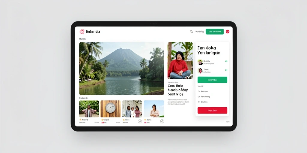 Tampilan antarmuka utama yang menarik.