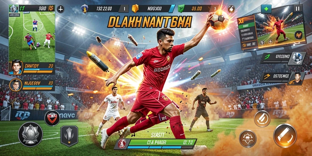Tampilan antarmuka permainan yang menarik.