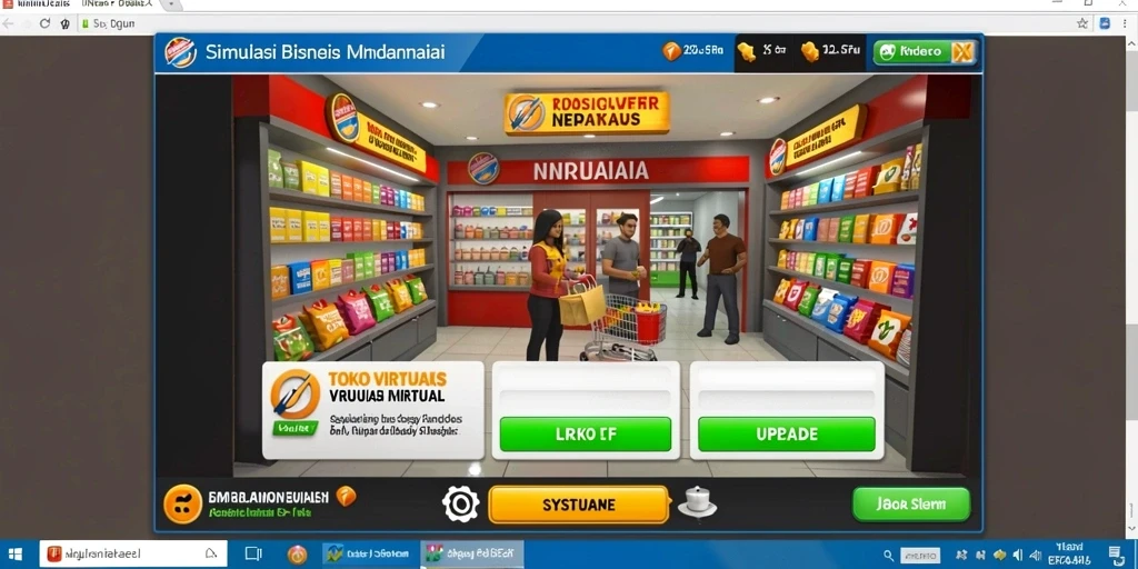 Tampilan awal game dengan grafis yang menarik.
