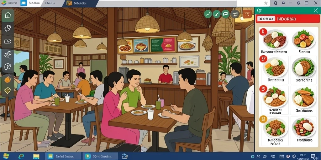 Tampilan antarmuka yang ramah pengguna.