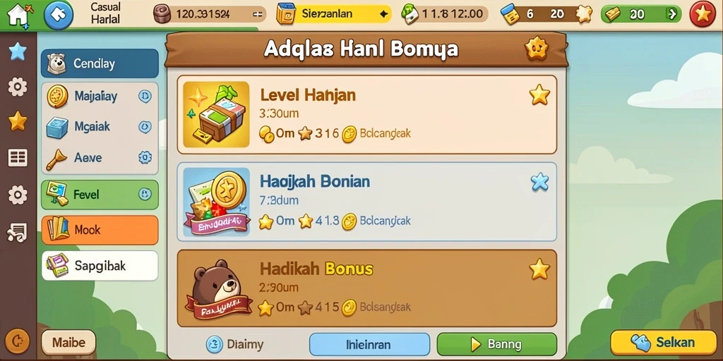 Tampilan antarmuka ZORO77 yang menarik dan user-friendly.
