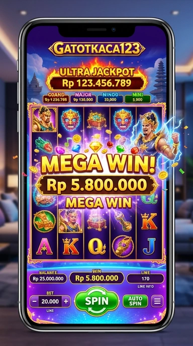 Pratinjau antarmuka gatotkaca123 — aplikasi APK resmi Android v3.4.8